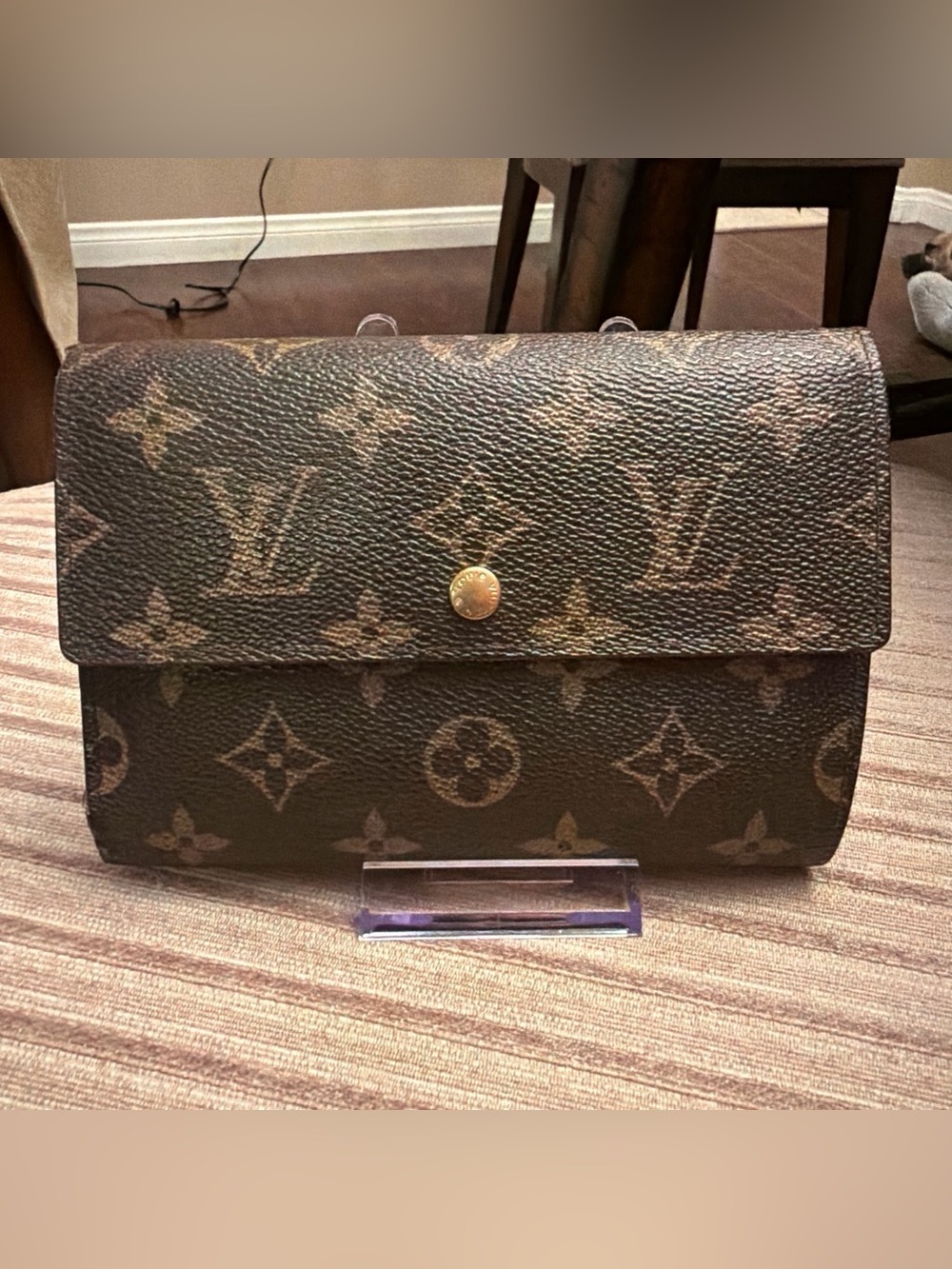 Louis Vuitton Monogram Canvas Wallet with a baby wallet insert